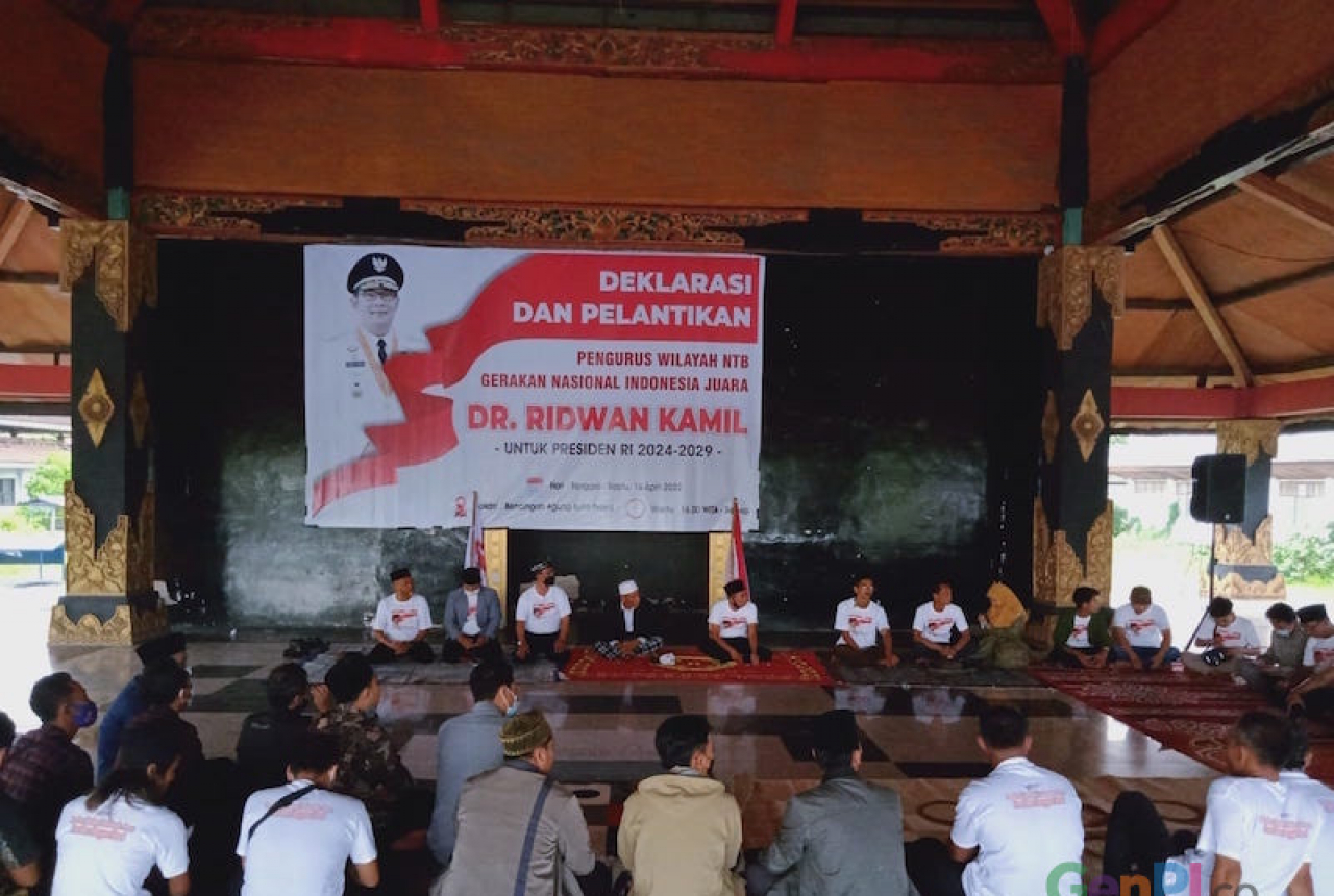 Pendukung Ridwan Kamil Deklarasi di Loteng - GenPI.co NTB