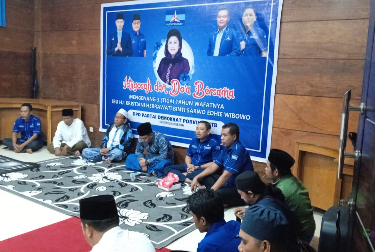 Mengenang 3 Tahun Ani Yudhoyono, Demokrat NTB Gelar Pengajian - GenPI.co NTB