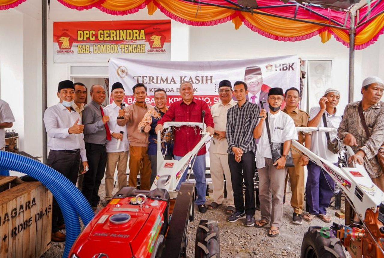 Genjot Produktivitas Pertanian, Bambang Kristiono Sebar Alsintan - GenPI.co NTB