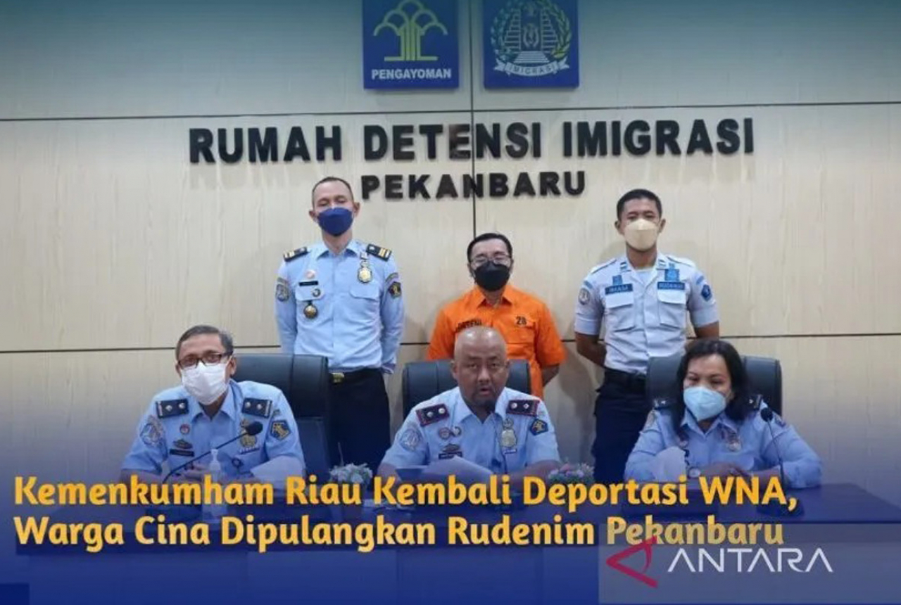 Bandel Banget, Warga China Dideportasi dari Riau - GenPI.co RIAU