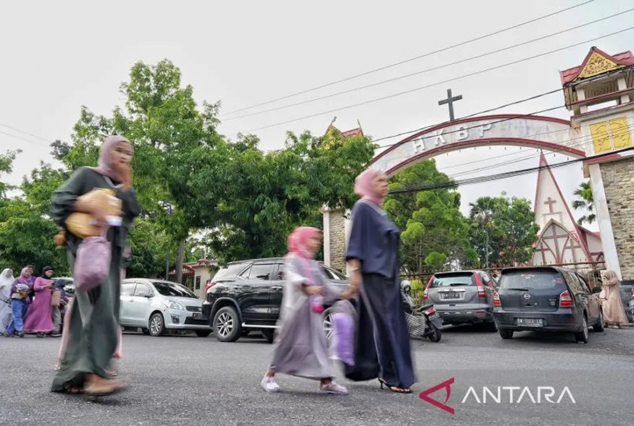 Ini Toleransi Gereja Pekanbaru untuk Umat Islam saat Lebaran - GenPI.co RIAU