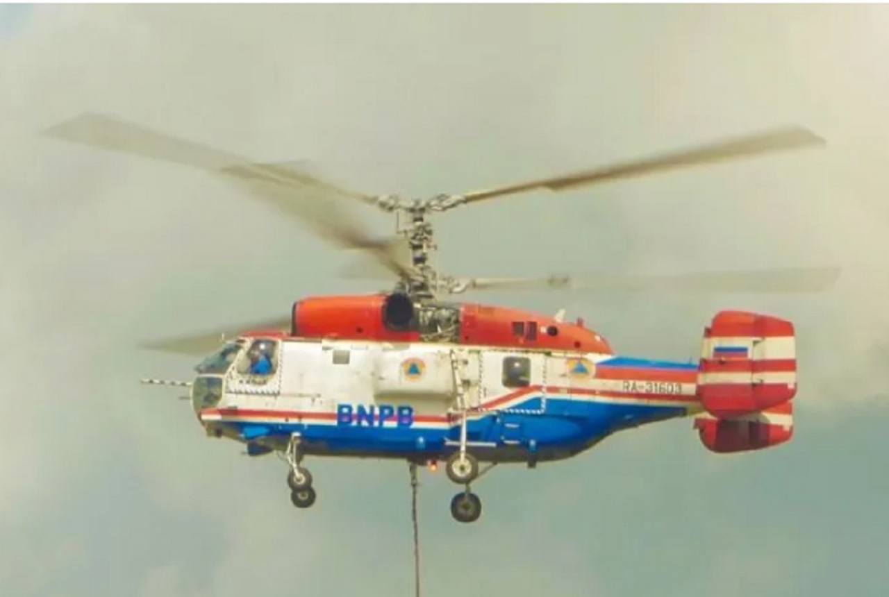 Tangani Karhutla, BNPB Tambah 1 Helikopter di Riau - GenPI.co RIAU