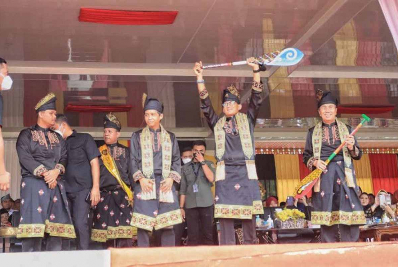 Sandiaga Uno: Festival Pacu Jalur Kuansing saatnya Mendunia - GenPI.co RIAU