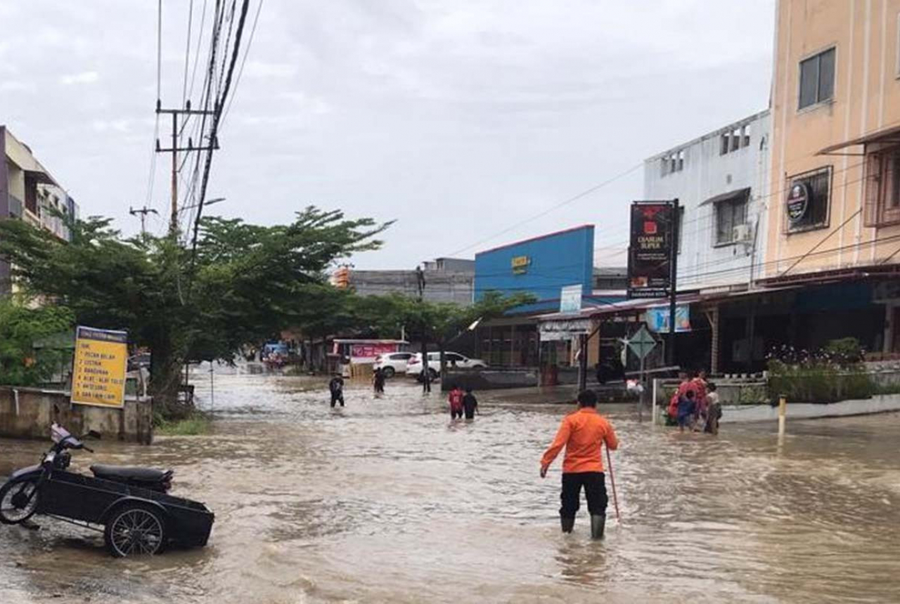 Waspada, Banjir Masih Mengintai Kota Pekanbaru Awal Maret Ini - GenPI.co RIAU