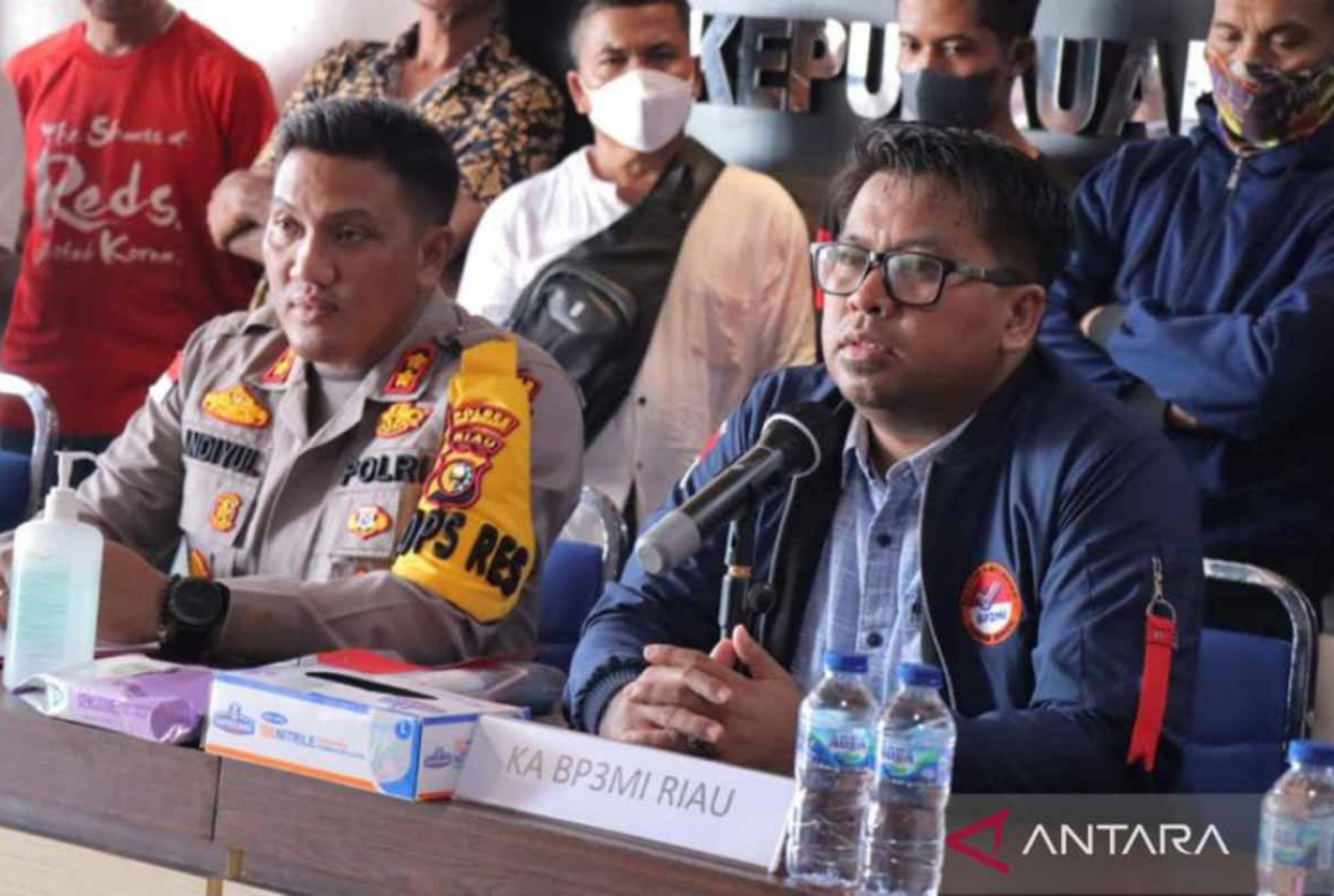 Polres Meranti Gagalkan Pemberangkatan 12 PMI Ilegal ke Malaysia - GenPI.co RIAU