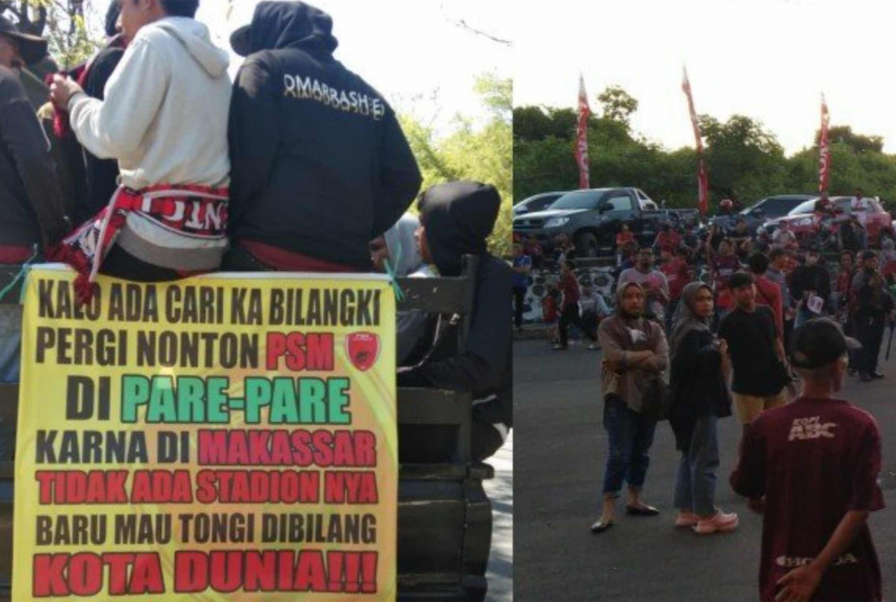 Viral Suporter Sindir Makassar Nggak Punya Stadion, Pedas Banget - GenPI.co SULSEL