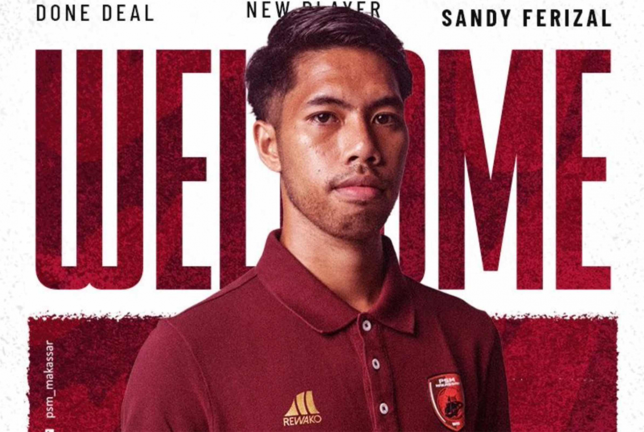 PSM Makassar Kenalkan Sandy Ferizal Sebagai Pemain Baru - GenPI.co SULSEL