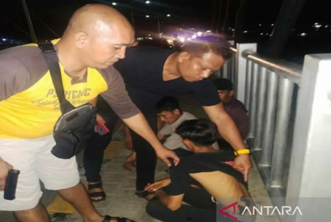 Kronologi Polisi Amankan 2 Remaja di Jembatan Teluk Kendari - GenPI.co SULTRA