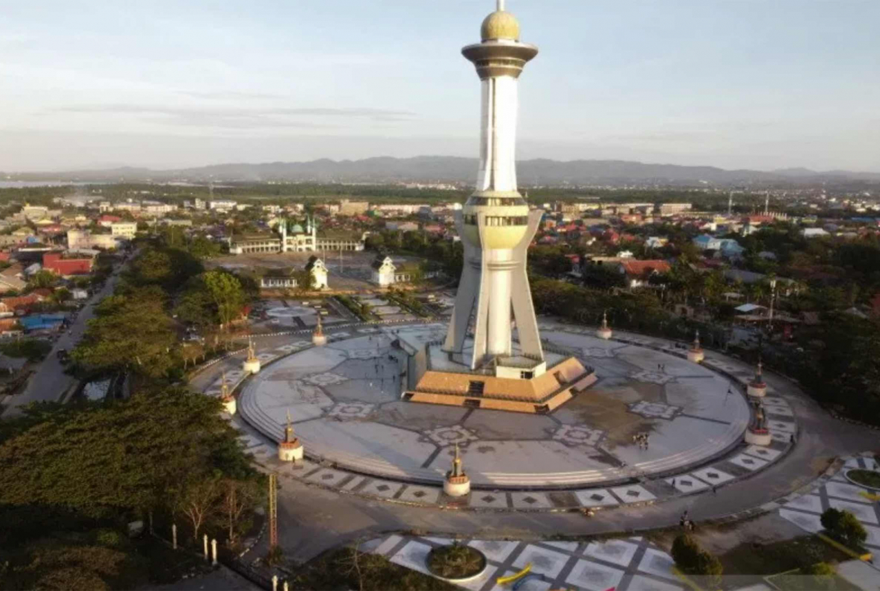 Tugu MTQ Sulawesi Tenggara Jadi Spot Wisata Olahraga Favorit - GenPI.co SULTRA