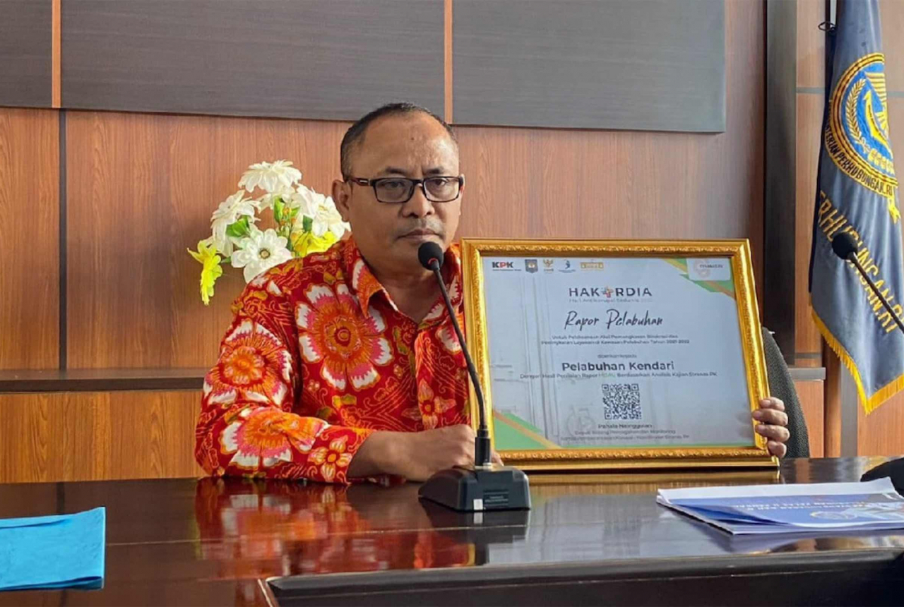KPK Ganjar Penghargaan Pelabuhan Kendari, Selamat! - GenPI.co SULTRA