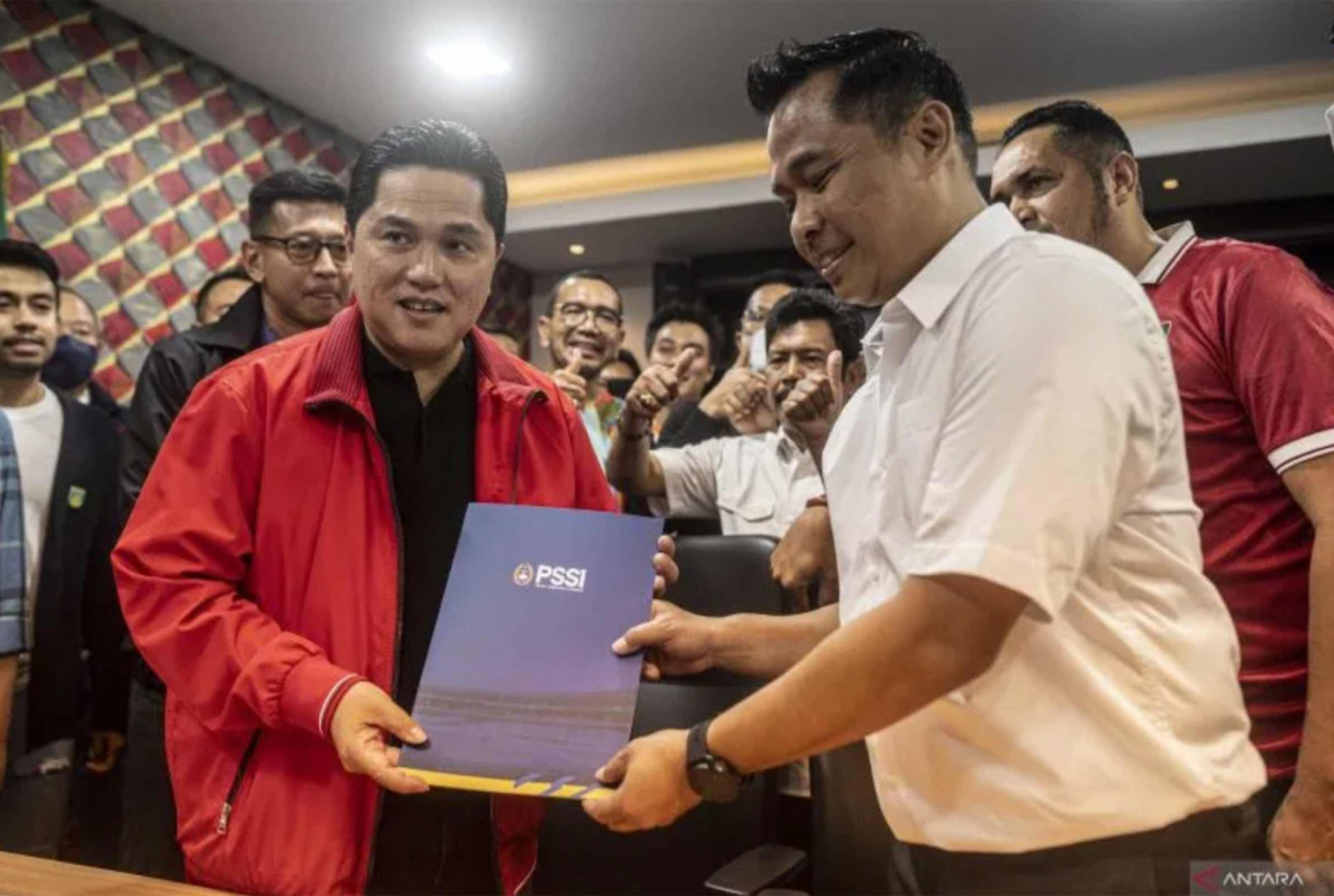 Menteri Erick Thohir Daftar Calon Ketum PSSI, Mensesneg Cek Aturan - GenPI.co SULTRA