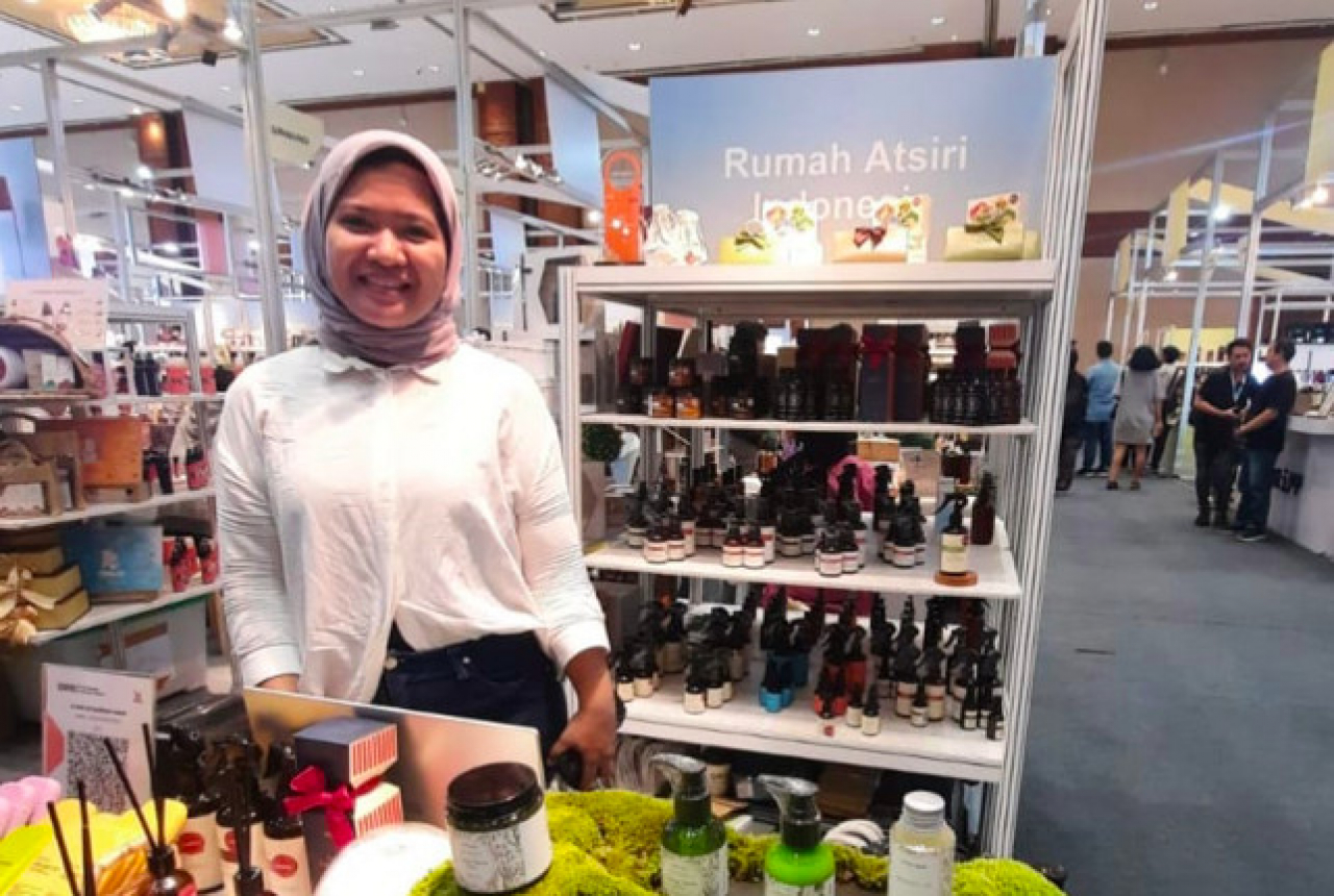 Atsiri Kenalkan Aromatic Wellness Khas Indonesia di UMKM EXPO(RT) BRILIANPRENEUR 2023 - GenPI.co SULTRA