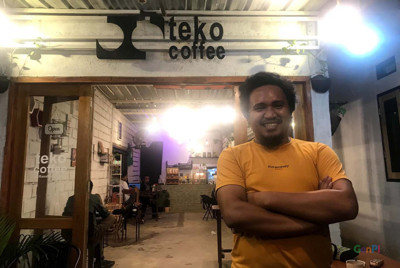 Belajar dari YouTube, Fadhil Suksek Bangun Coffee Shop, Cuan Wow - GenPI.co SULTRA