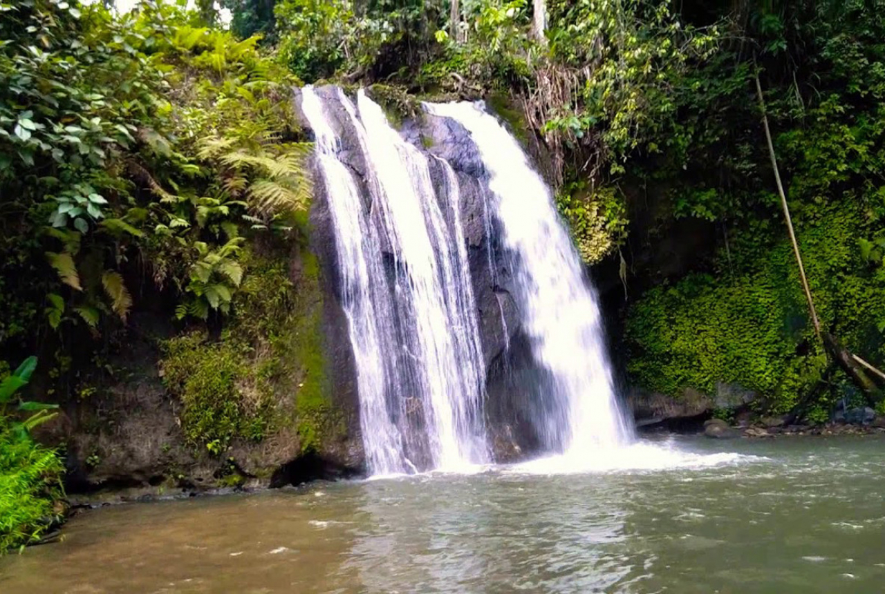 Surga Tersembunyi Empat Lawang, Air Terjun Sanghe Bikin Betah - GenPI.co SUMSEL