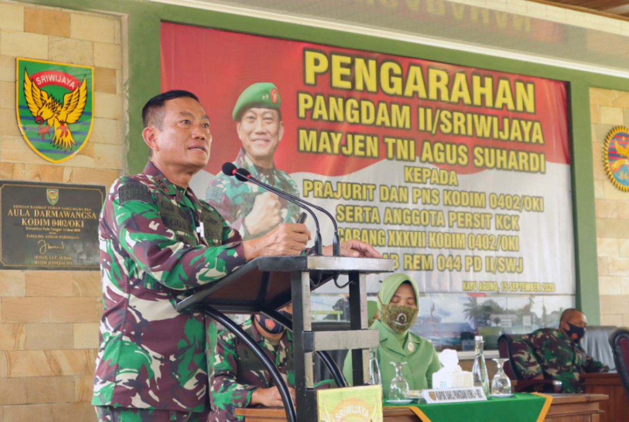 Profil Mayjen TNI Agus Suhardi, Pangdam Sriwijaya Asli Palembang - GenPI.co SUMSEL