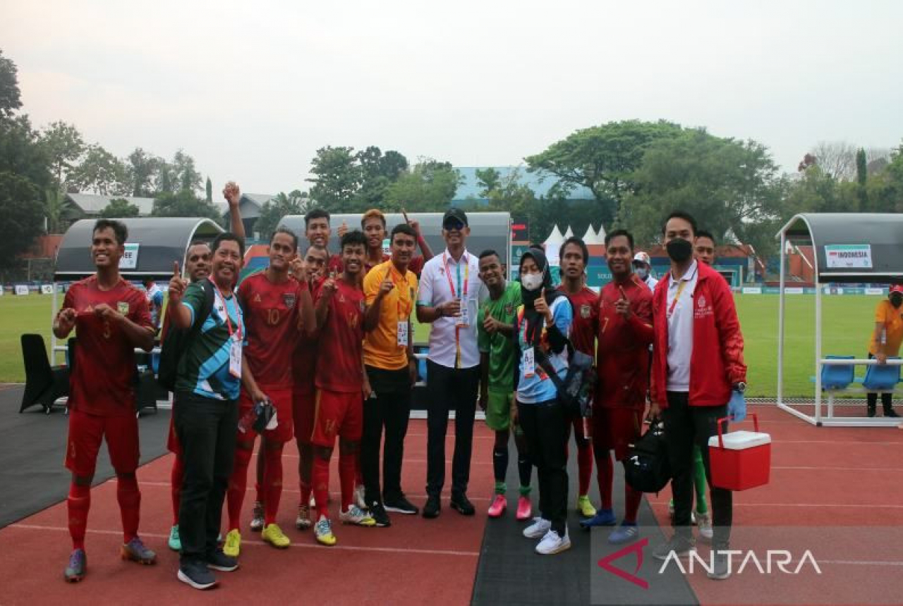 Sepak Bola CP ASEAN Para Games: Indonesia Hancurkan Kamboja 7-1 - GenPI.co SUMSEL