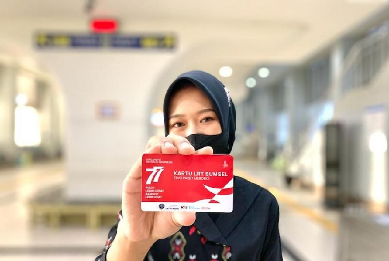 Segera Miliki Kartu LRT Palembang Edisi Merdeka, Terbatas Lo - GenPI.co SUMSEL