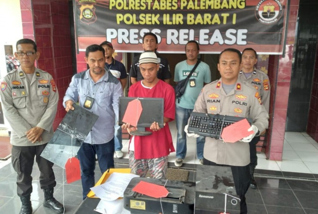 Residivis Nekat Mencuri Komputer Puskemas di Palembang - GenPI.co SUMSEL
