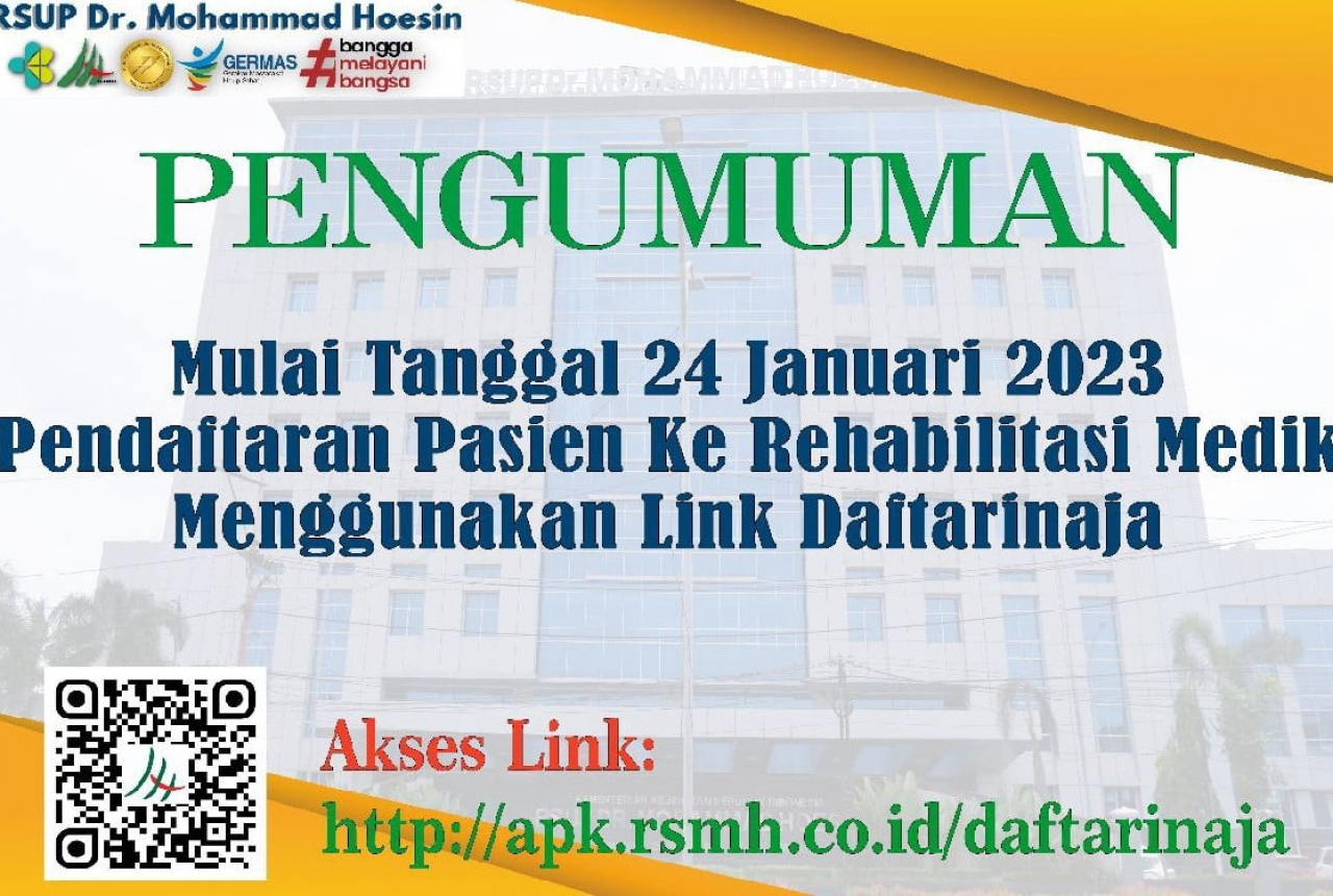 RSMH Palembang Terapkan Sistem Pendaftaran Online Mulai Besok - GenPI.co SUMSEL