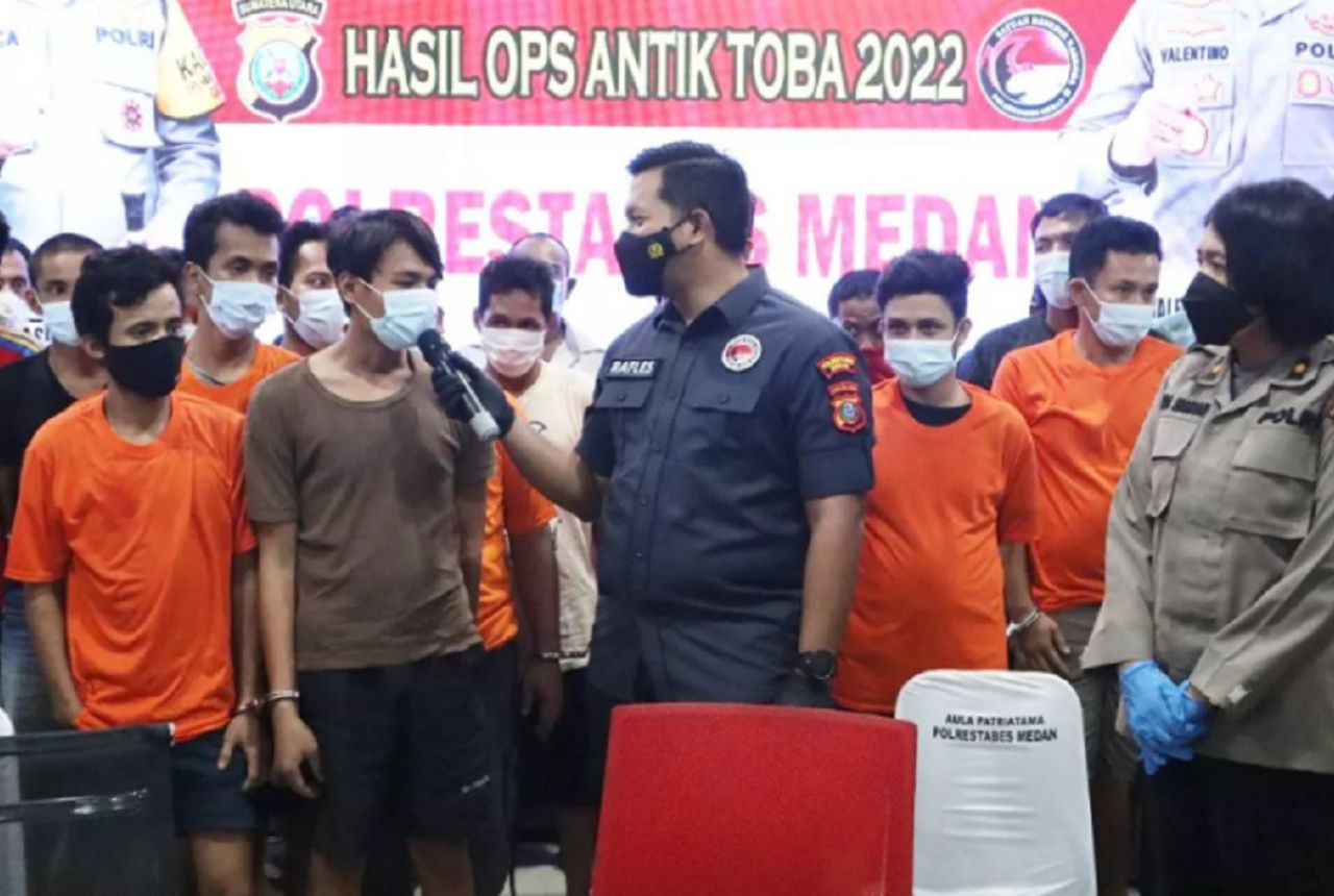 Belum Sebulan Polrestabes Medan Tangkap 105 Tersangka, Wow - GenPI.co SUMUT