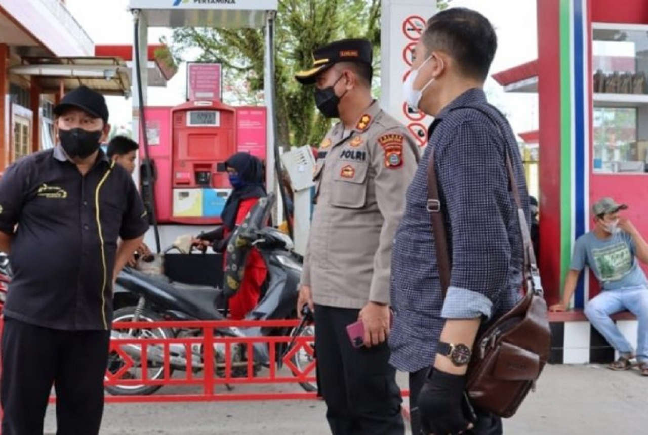 Kapolres Tanjung Balai Cek Stok BBM, Ini Pesannya - GenPI.co SUMUT