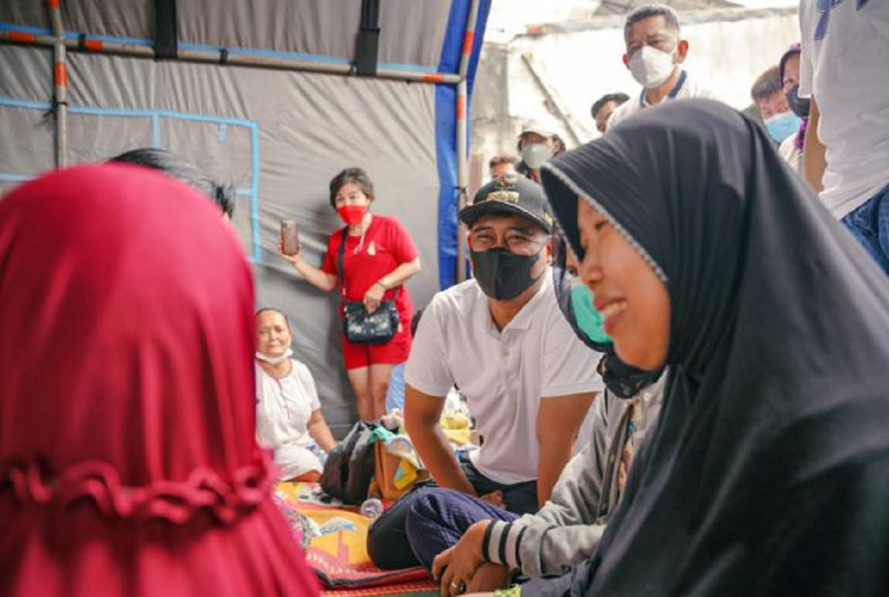 Ini Perhatian Bobby Nasution ke Korban Kebakaran - GenPI.co SUMUT