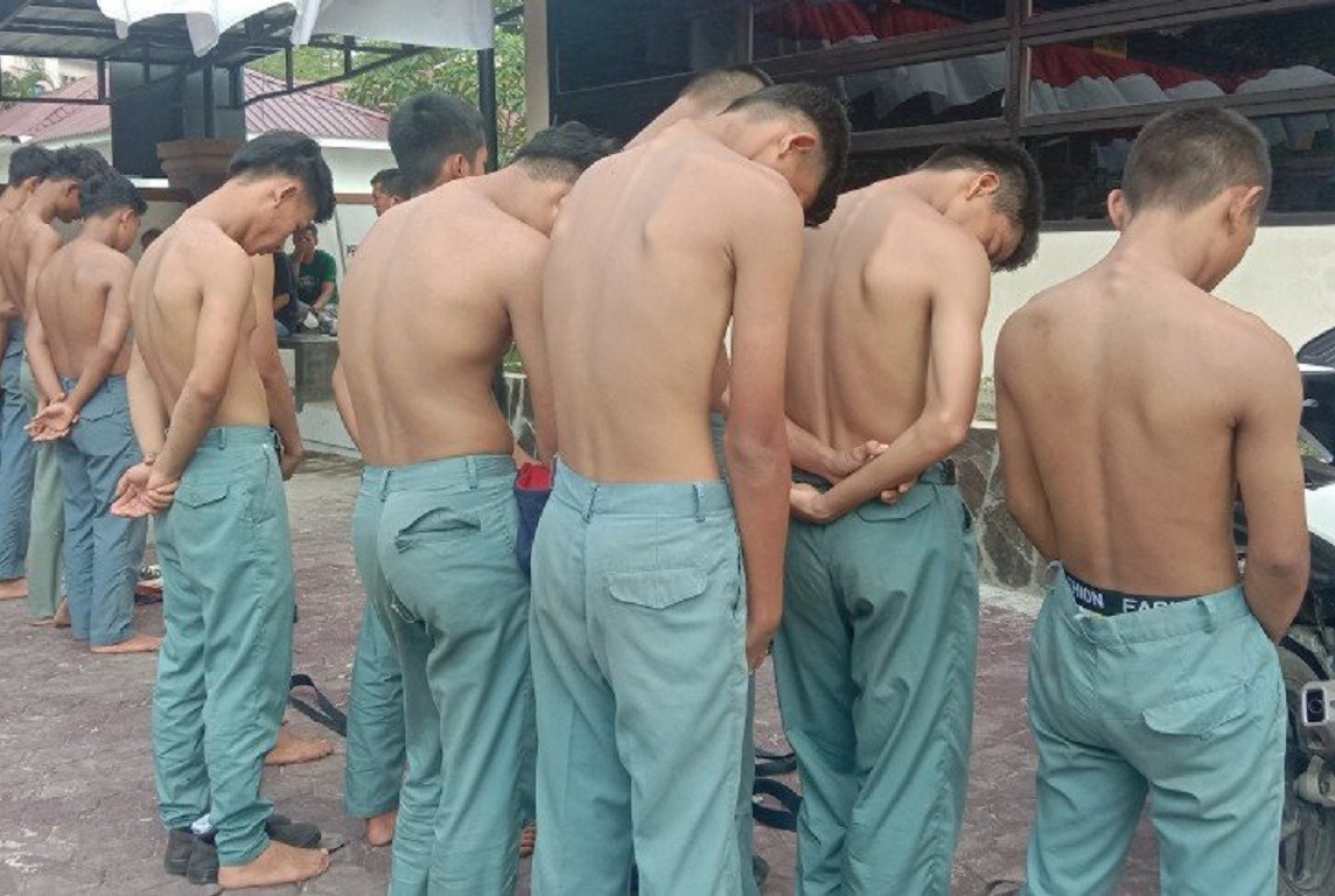 Hendak Tawuran, Belasan Pelajar di Medan Diamankan - GenPI.co SUMUT