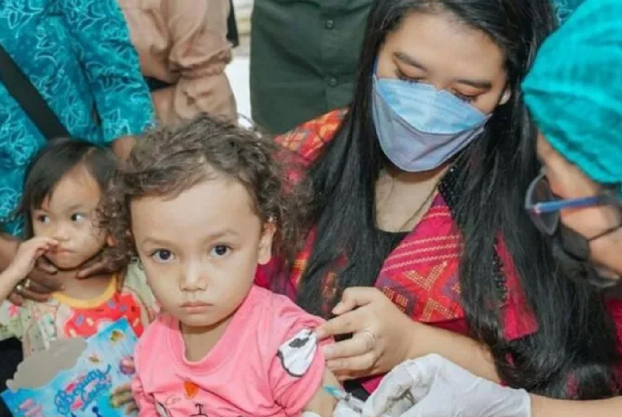 Vaksinasi Campak Rubella Anak di Medan Baru 46 Persen - GenPI.co SUMUT