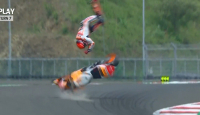 MotoGP Mandalika: Marquez Kecelakaan Brutal, Bos Honda Buka Suara - GenPI.co