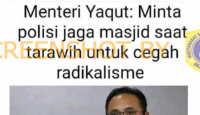 Yaqut Cholil Qoumas Minta Polisi Jaga Masjid saat Tarawih, Salah - GenPI.co