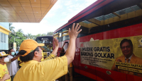 Airlangga Lepas 20 Bus Mudik Gratis, Golkar Dekat dengan Rakyat - GenPI.co