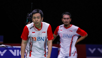 Hendra/Ahsan Kalah di Babak 16 Indonesia Masters 2022 - GenPI.co