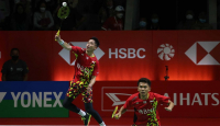 Fajar/Rian Menggila, Hajar Liang/Wang di Indonesia Masters 2022 - GenPI.co