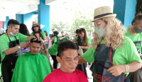 Rayakan HUT DKI, Sobat Ganjar Pranowo Gelar Potong Rambut Gratis - GenPI.co