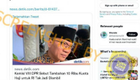 Indonesia Tolak Kuota 10 Ribu Jemaah Haji Karena Bangkrut, Hoaks - GenPI.co