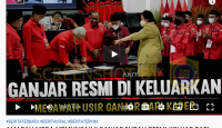 Megawati Marah, Ganjar Pranowo Dipecat dari PDIP, Hoaks! - GenPI.co