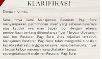 Viral Brosur Anies Baswedan di Kota Nasi Padang Restoran Pagi Sore - GenPI.co