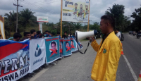 Mahasiswa Riau Demo Minta PT Amman Mineral Ditutup - GenPI.co