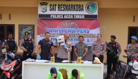 Sejoli Edarkan Sabu dan Simpan Senpi di Aceh Timur, Ditangkap di Gubuk - GenPI.co