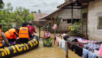 Banjir di Kapuas Kalimantan Tengah, Tinggi Muka Air Terus Meningkat - GenPI.co