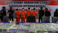 Polda Riau Sebut Pengendali Peredaran Sabu 411 Kg Ditangkap di Malaysia - GenPI.co
