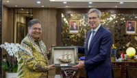Terima Kunjungan Perpisahan Dubes Uni Eropa untuk Indonesia, Airlangga Hartarto Beri Apresiasi - GenPI.co
