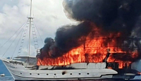 Kapal The Oceanik Terbakar di Raja Ampat, 8 ABK Diperiksa Polisi - GenPI.co
