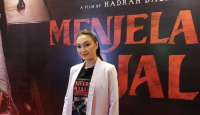 Bintang Film Horor, Caitlin Halderman Cuek Makeup Berantakan - GenPI.co