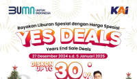 Buruan Pesan! Sambut Tahun Baru, Daop 6 Hadirkan Program Year End Sale Deals Diskon hingga 30% - GenPI.co