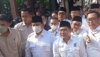Kompak Berpeci Hitam, Prabowo Subianto dan Cak Imin Daftar ke KPU - GenPI.co