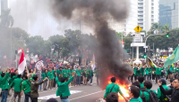 Ada Demo BBM Naik Hari Ini, Begini Pengalihan Arus Lalu Lintas Jakarta - GenPI.co