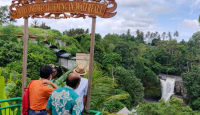 Wisata Air Terjun Tegenungan yang Sepi Dihantam Pandemi - GenPI.co Bali