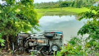 Kecelakaan di Jembrana, Mobil Pikap Tabrak Pohon, 8 Buruh Terluka - GenPI.co Bali