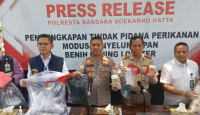 Polisi Tangkap 2 Penyelundup 107.800 Benih Lobster di Soetta - GenPI.co Banten